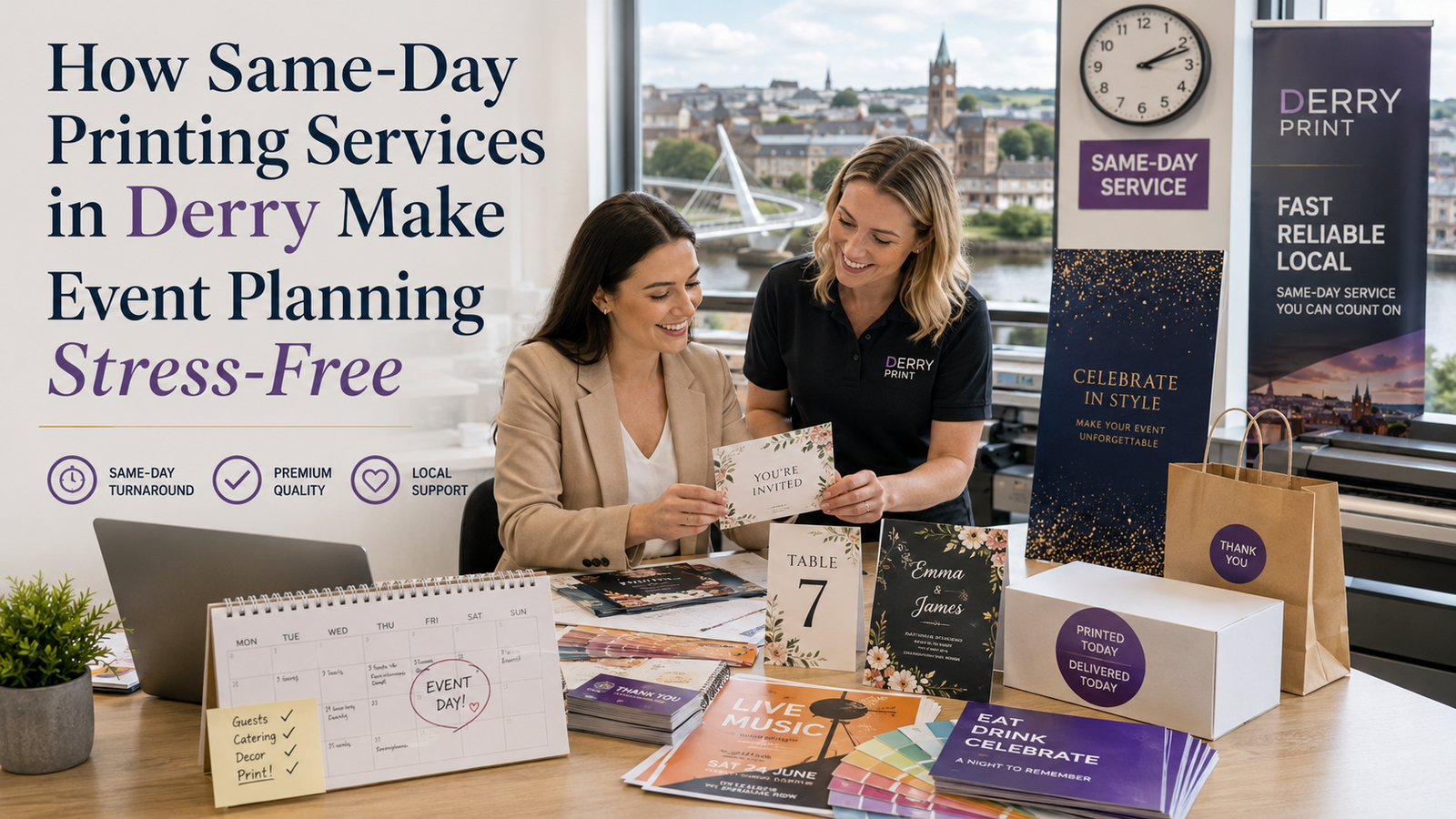 How Same-Day Printing Services in Derry Make Event Planning Stress-Free