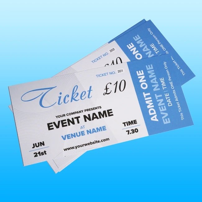 Tickets Printing Derry